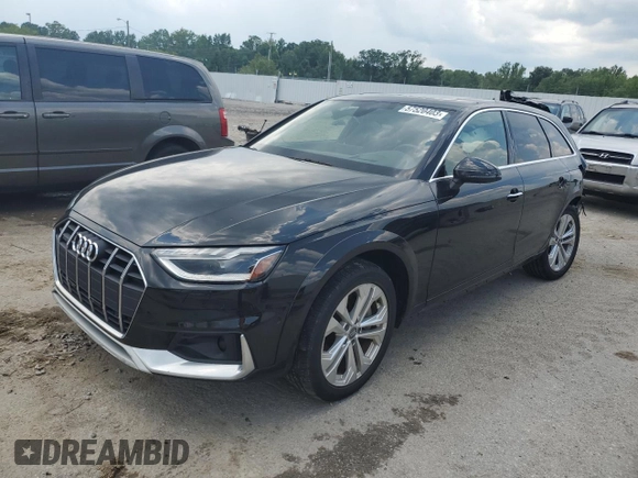 2020 Audi allroad A4 Prestige z VIN WA19NAF48LA036391, wystawiony jako Copart lot #57520403 z przebiegiem 41 777 mil mil oraz . Historia ofert i sprzedaży dostępna na DreamBid. Obrazek 1.