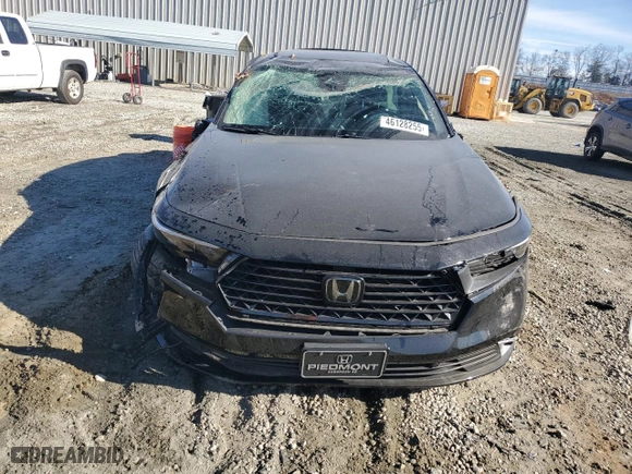 2024 Honda Accord Hybrid Touring with VIN 1HGCY2F85RA011017, listed as a Copart auction lot 46128255 with 36,576 mi miles and Salvage Title. Bid and sale history available at carsss.com. Image 5.