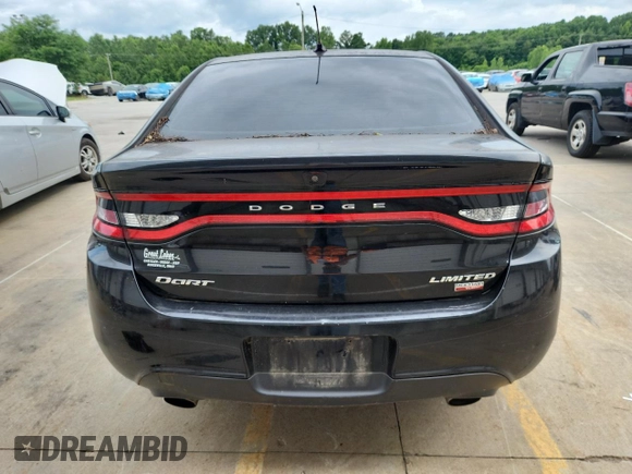 2013 Dodge Dart Limited with VIN 1C3CDFCH5DD327275, listed as a Copart auction lot 61666865 with 101,655 mi miles and Clean title. Bid and sale history available at DreamBid. Image 6.