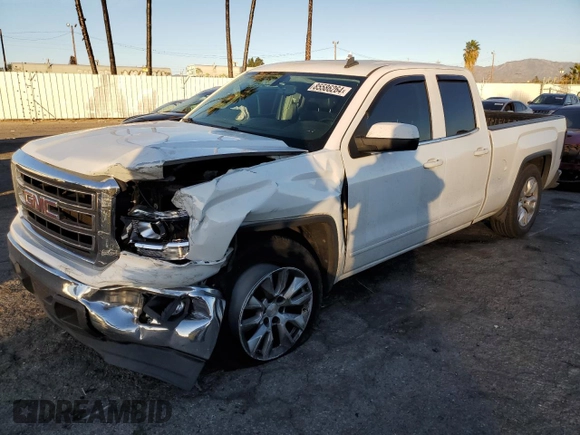 2014 GMC Sierra 1500 SLE with VIN 1GTR1UEC7EZ211889, listed as a Copart auction lot 85586264 with 198,634 mi miles and Salvage Title. Bid and sale history available at carsss.com. Image 1.