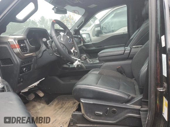 2023 Ford F-150 Raptor with VIN 1FTFW1RGXPFC88745, listed as a Copart auction lot 47529385 with 32,220 mi miles and Salvage Title. Bid and sale history available at DreamBid. Image 7.