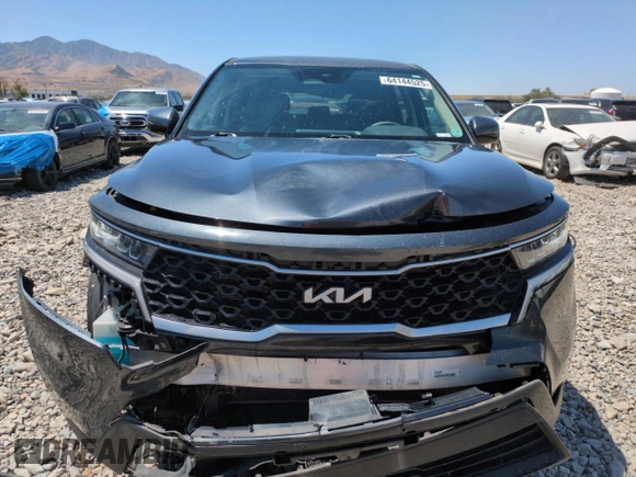 2022 Kia Sorento LX с VIN 5XYRGDLC1NG100917, выставлен на аукционе Copart как лот 64144525 с пробегом 65 806 миль миль и Списание • Salvage title. История ставок и продаж доступна на DreamBid. Изображение 5.