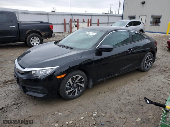 2018 Honda Civic Coupe LX-P with VIN 2HGFC4B02JH302314, listed as a Copart auction lot 50541455 with 19,769 mi miles and Clean Title. Bid and sale history available at carsss.com. Image 1.