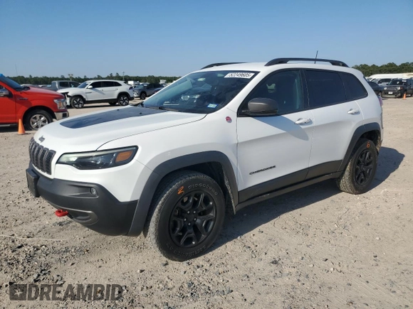 2019 Jeep Cherokee Trailhawk with VIN 1C4PJMBX9KD139200, listed as a Copart auction lot 52249605 with 71,879 mi miles and Salvage title. Bid and sale history available at DreamBid. Image 1.