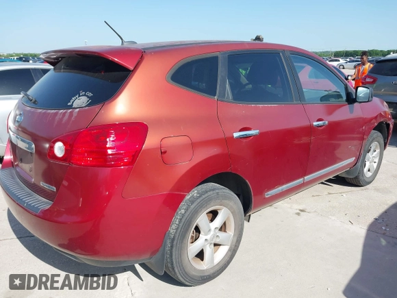 2012 Nissan Rogue S with VIN JN8AS5MT9CW298795, listed as a IAAI auction lot 42015138 with 178,333 mi miles. Bid and sale history available at carsss.com. Image 4.
