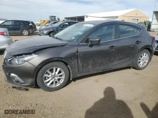 2016 Mazda Mazda3 i Grand Touring with VIN 3MZBM1N73GM327490, listed as a Copart auction lot 48587115 with 172,296 mi miles and Salvage Title. Bid and sale history available at carsss.com. Image 1.