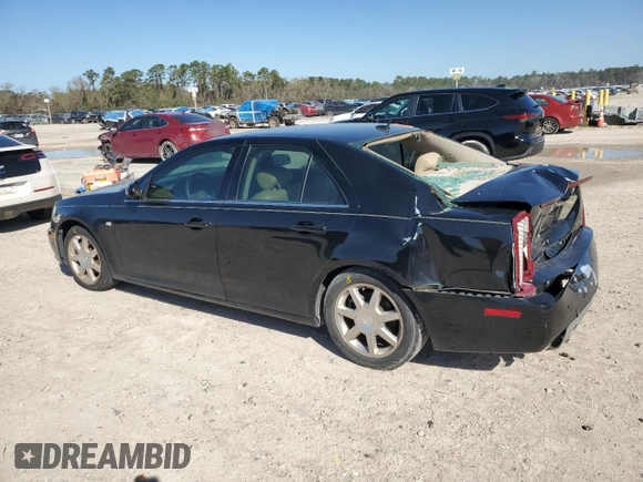 2005 Cadillac STS with VIN 1G6DC67A250139275, listed as a Copart auction lot 48378105 with 127,890 mi miles and Salvage Title. Bid and sale history available at DreamBid. Image 2.