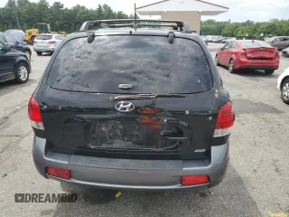 2006 Hyundai Santa Fe GLS with VIN KM8SC73D86U105860, listed as a Copart auction lot 63534064 with 164,459 mi miles and Salvage Title. Bid and sale history available at carsss.com. Image 6.