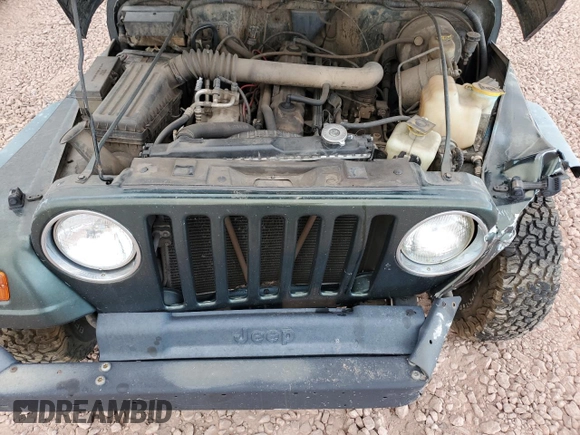 1997 Jeep Wrangler Sport with VIN 1J4FY19S6VP541852, listed as a Copart auction lot 48047235 with 163,501 mi miles and Salvage Title. Bid and sale history available at carsss.com. Image 13.