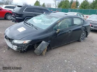 2013 Honda Civic Sdn EX with VIN 19XFB2F83DE084664, listed as a IAAI auction lot 41864855 with 178,142 mi miles. Bid and sale history available at carsss.com. Image 2.