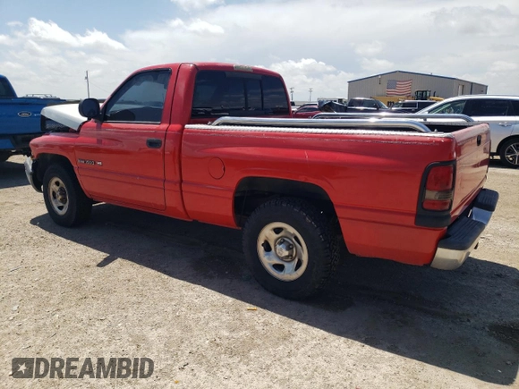 2001 Dodge 1500 Work Special with VIN 1B7HC16X51S669732, listed as a Copart auction lot 55048665 with 142,267 mi miles and Salvage title. Bid and sale history available at DreamBid. Image 2.