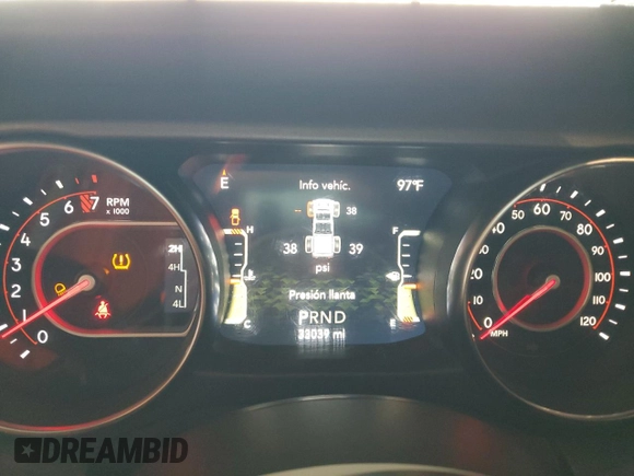 2021 Jeep Gladiator Mojave with VIN 1C6JJTEG5ML550850, listed as a Copart auction lot 60851975 with 33,039 mi miles and Clean title. Bid and sale history available at DreamBid. Image 9.