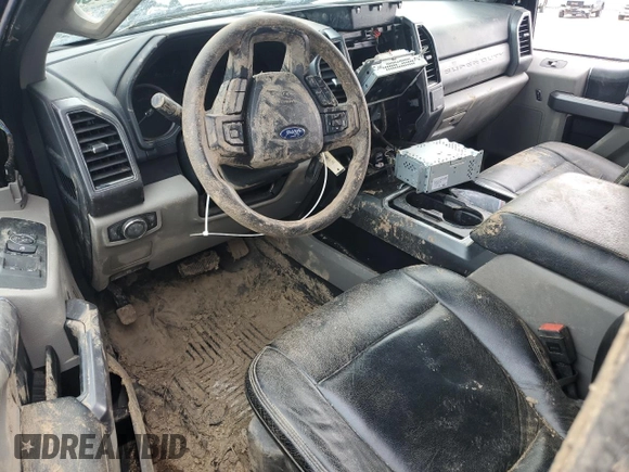 2022 Ford F-350 XL with VIN 1FT8W3BTXNED06336, listed as a Copart auction lot 64242025 with Not provided miles and Salvage title. Bid and sale history available at DreamBid. Image 8.