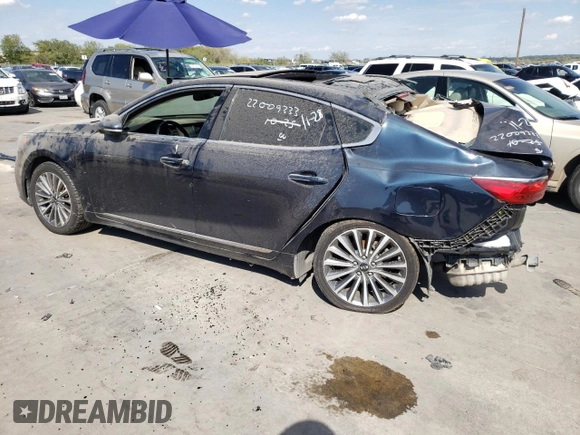 2017 Kia Cadenza Premium with VIN KNALC4J16H5046026, listed as a Copart auction lot 68608473 with 96,805 mi miles and Salvage Title. Bid and sale history available at carsss.com. Image 2.