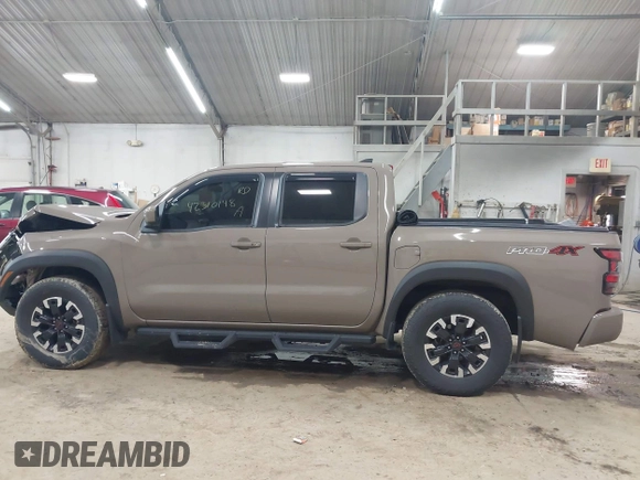 2024 Nissan Frontier SV with VIN 1N6ED1EK8RN613989, listed as a IAAI auction lot 42310148 with 14,202 mi miles and . Bid and sale history available at DreamBid. Image 14.