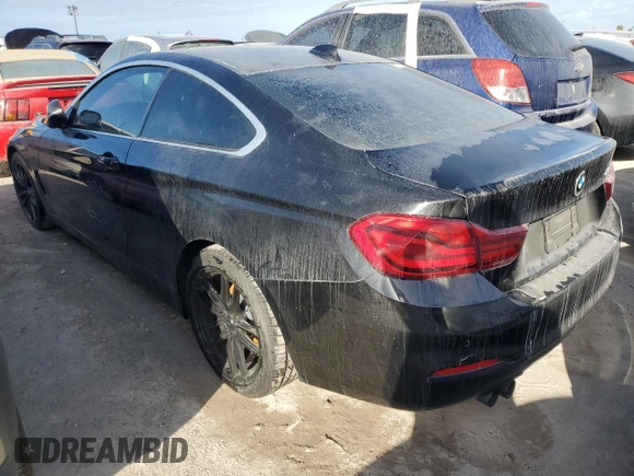 2018 BMW 4 Series 430i with VIN WBA4W3C54JAB87165, listed as a Copart auction lot 76205724 with 62,952 mi miles and Non Repairable. Bid and sale history available at DreamBid. Image 2.