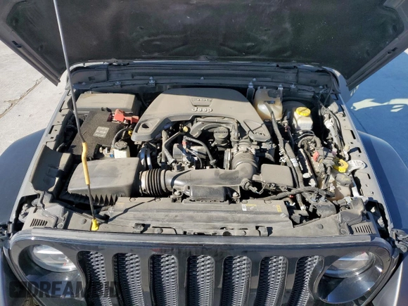 2021 Jeep Wrangler Unlimited Sport S with VIN 1C4HJXDG4MW699376, listed as a Copart auction lot 47202615 with 57,192 mi miles and Salvage Title. Bid and sale history available at DreamBid. Image 12.
