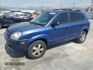 2008 Hyundai Tucson GLS with VIN KM8JM12B58U920493, listed as a Copart auction lot 49908505 with 202,954 mi miles and Salvage Title. Bid and sale history available at carsss.com. Image 1.