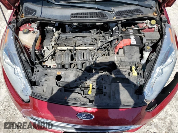 2017 Ford Fiesta Titanium with VIN 3FADP4FJXHM171163, listed as a Copart auction lot 77911114 with 80,171 mi miles and Salvage Title. Bid and sale history available at DreamBid. Image 11.