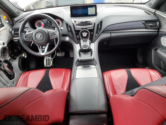2020 Acura RDX w/A-Spec Pkg with VIN 5J8TC2H66LL033825, listed as a Copart auction lot 50232085 with 36,482 mi miles and Salvage title. Bid and sale history available at DreamBid. Image 8.