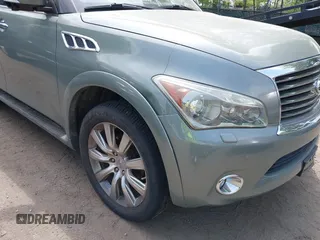 2011 Infiniti QX56 7-passenger with VIN JN8AZ2NEXB9000116, listed as a IAAI auction lot 42159602 with 119,325 mi miles. Bid and sale history available at carsss.com. Image 6.