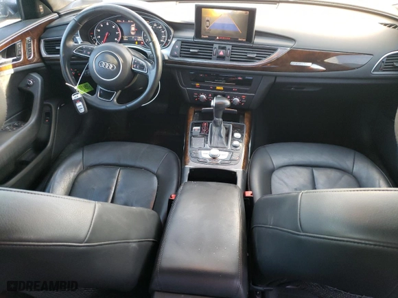 2015 Audi A6 3.0T Premium Plus with VIN WAUFGAFC2FN014598, listed as a Copart auction lot 43537985 with 102,304 mi miles and Salvage Title. Bid and sale history available at carsss.com. Image 8.