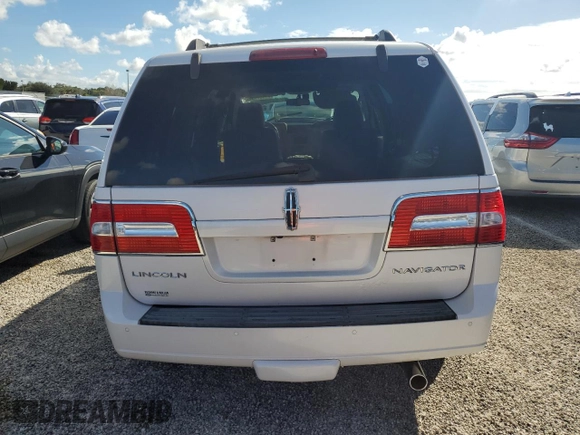 2009 Lincoln Navigator with VIN 5LMFU28599EJ01749, listed as a Copart auction lot 74461154 with Not provided miles and Salvage title. Bid and sale history available at DreamBid. Image 6.