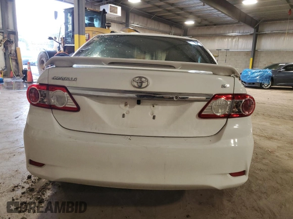 2011 Toyota Corolla L with VIN JTDBU4EE7BJ106290, listed as a Copart auction lot 51660045 with 130,201 mi miles and Salvage Title. Bid and sale history available at carsss.com. Image 6.