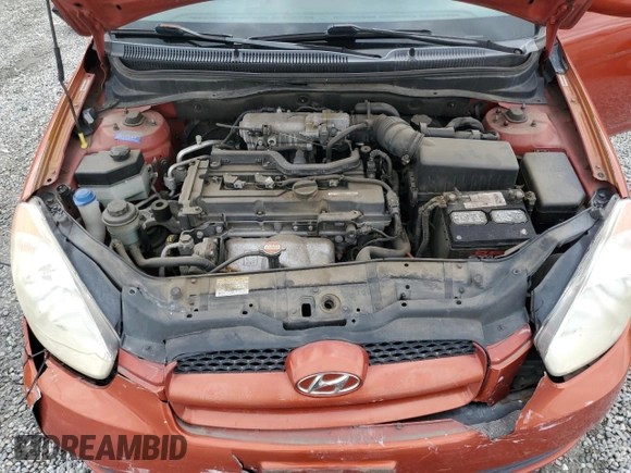 2008 Hyundai Accent GS with VIN KMHCM36C88U068079, listed as a Copart auction lot 47490165 with 196,818 mi miles and Salvage Title. Bid and sale history available at carsss.com. Image 11.