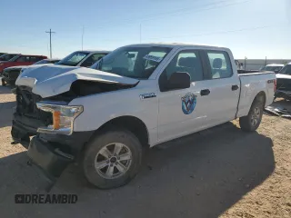 2020 Ford F-150 XL with VIN 1FTFW1E5XLFA98684, listed as a Copart auction lot 43959165 with 61,088 mi miles and Salvage title. Bid and sale history available at DreamBid. Image 1.