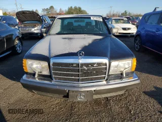 1990 Mercedes-Benz 420 Series 420SEL with VIN WDBCA35EXLA527718, listed as a Copart auction lot 82135544 with 208,478 mi miles and Non Repairable. Bid and sale history available at carsss.com. Image 5.