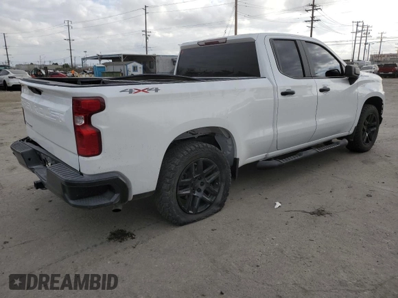 2020 Chevrolet Silverado 1500 Work Truck with VIN 1GCRYAEF7LZ166356, listed as a Copart auction lot 54688635 with 57,733 mi miles and Salvage Title. Bid and sale history available at carsss.com. Image 3.