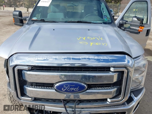 2016 Ford F-250 XLT with VIN 1FTBF2B61GEB11867, listed as a IAAI auction lot 41858547 with 96,059 mi miles and . Bid and sale history available at DreamBid. Image 10.