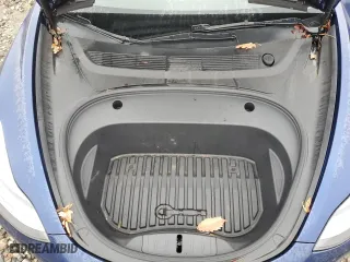 2023 Tesla Model 3 with VIN 5YJ3E1EA2PF498137, listed as a Copart auction lot 46152065 with 27,856 mi miles and Salvage Title. Bid and sale history available at carsss.com. Image 11.