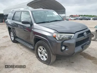 2018 Toyota 4Runner SR5 с VIN JTEZU5JR6J5177741, выставлен на аукционе IAAI как лот 42074727 с пробегом 135 532 миль миль и . История ставок и продаж доступна на DreamBid. Изображение 1.