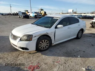 2010 Mitsubishi Galant FE with VIN 4A32B2FF2AE014154, listed as a Copart auction lot 87076324 with 190,023 mi miles and Salvage Title. Bid and sale history available at carsss.com. Image 1.