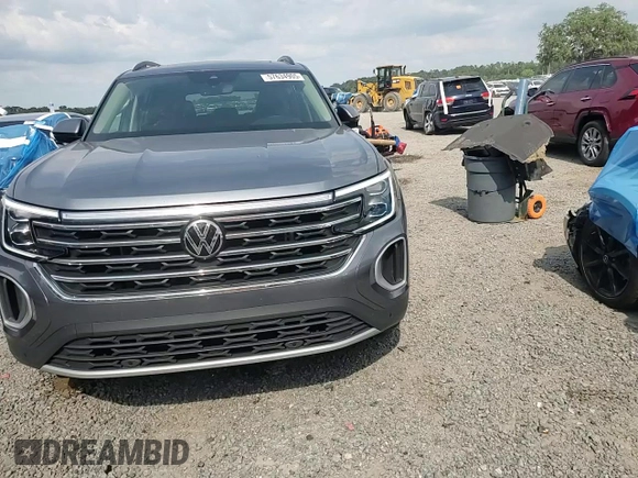 2024 Volkswagen Atlas SE z VIN 1V2JR2CA5RC597456, wystawiony jako Copart lot #57634905 z przebiegiem 8 994 mil mil oraz Szkoda całkowita • Salvage title. Historia ofert i sprzedaży dostępna na DreamBid. Obrazek 12.