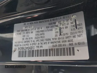 2021 Mazda CX-30 S with VIN 3MVDMBAL5MM249910, listed as a IAAI auction lot 41875515 with 39,190 mi miles and . Bid and sale history available at carsss.com. Image 9.