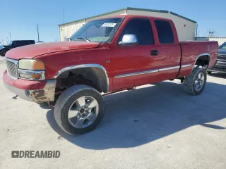 1999 GMC New Sierra 1500 SLE with VIN 1GTEK19T7XE502407, listed as a Copart auction lot 48602375 with 215,953 mi miles and Salvage Title. Bid and sale history available at carsss.com. Image 1.