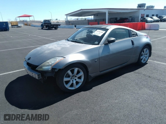 2004 Nissan 350Z Touring with VIN JN1AZ34D34T152953, listed as a IAAI auction lot 41446366 with 134,171 mi miles. Bid and sale history available at carsss.com. Image 2.