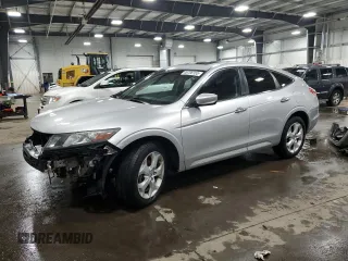 2011 Honda Accord Crosstour EX-L with VIN 5J6TF2H51BL000544, listed as a Copart auction lot 46706155 with 122,496 mi miles and Salvage Title. Bid and sale history available at carsss.com. Image 1.
