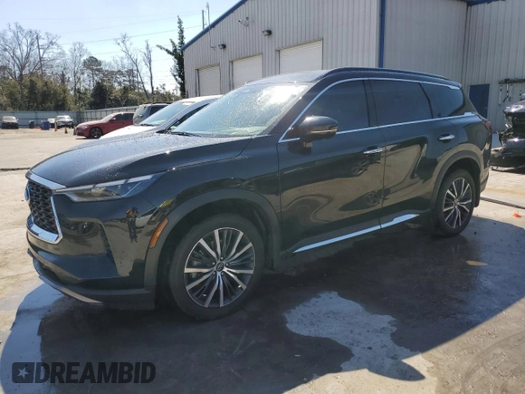 2023 Infiniti QX60 Autograph with VIN 5N1DL1HT1PC353994, listed as a Copart auction lot 46804205 with 22,876 mi miles and Salvage title. Bid and sale history available at DreamBid. Image 1.