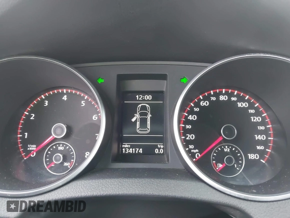 2012 Volkswagen GTI w/Sunroof & Navi PZEV с VIN WVWGD7AJ3CW229731, выставлен на аукционе IAAI как лот 41875537 с пробегом 134 174 миль миль и . История ставок и продаж доступна на DreamBid. Изображение 7.