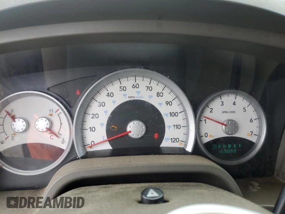 2006 Dodge Dakota SLT with VIN 1D7HE48N66S641149, listed as a Copart auction lot 58823615 with 169,002 mi miles and Salvage title. Bid and sale history available at DreamBid. Image 9.