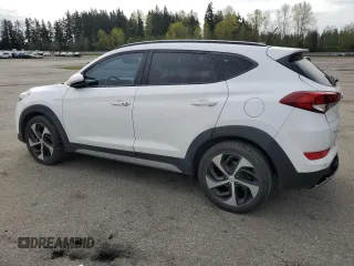 2017 Hyundai Tucson Sport with VIN KM8J3CA25HU570945, listed as a Copart auction lot 52555265 with 124,192 mi miles and Salvage Title. Bid and sale history available at DreamBid. Image 2.