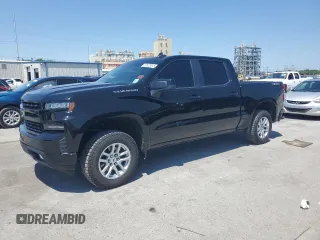 2019 Chevrolet Silverado 1500 RST with VIN 3GCUYEED8KG181723, listed as a Copart auction lot 52523015 with 87,535 mi miles and Salvage Title. Bid and sale history available at DreamBid. Image 1.