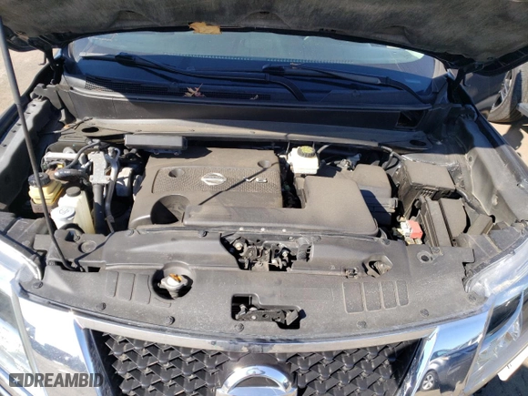 2013 Nissan Pathfinder SL with VIN 5N1AR2MM8DC681799, listed as a Copart auction lot 47590265 with 103,506 mi miles and Salvage Title. Bid and sale history available at carsss.com. Image 12.