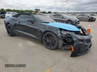 2019 Chevrolet Camaro 1LT with VIN 1G1FB3DS3K0132005, listed as a Copart auction lot 58252525 with 96,201 mi miles and Salvage title. Bid and sale history available at DreamBid. Image 4.