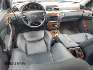 2006 Mercedes-Benz S 430 with VIN WDBNG83J96A475720, listed as a Copart auction lot 73059034 with 131,070 mi miles and Salvage Title. Bid and sale history available at carsss.com. Image 8.