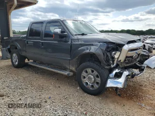 2013 Ford F-250 XL with VIN 1FT7W2BT2DEB17037, listed as a Copart auction lot 55034605 with 225,229 mi miles and Salvage title. Bid and sale history available at DreamBid. Image 4.